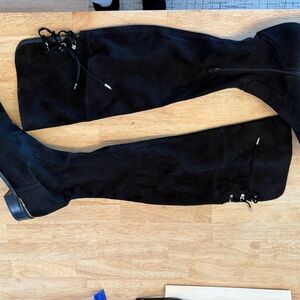 Ivanka Trump Black Over the Knee Boots